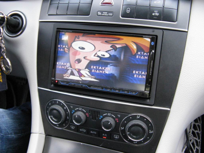Εγκατάσταση Car Cinema και Navigation Kenwood DNX8220BT σε Mercedes SportsCoupe (W203).