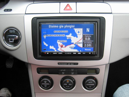 Εγκατάσταση Car Cinema Navigation Kenwood DNX7200 σε Volkswagen Passat 2008.