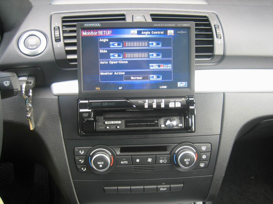 Εγκατάσταση Kenwood KVT-729DVD-KNA-G520 σε BMW σειρά 1.