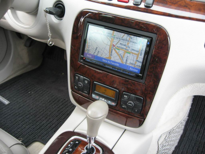 Εγκατάσταση Kenwood DNX8220BT με Custom πολυεστερική κατασκευή πλαισίου σε Mercedes S-Class W220.