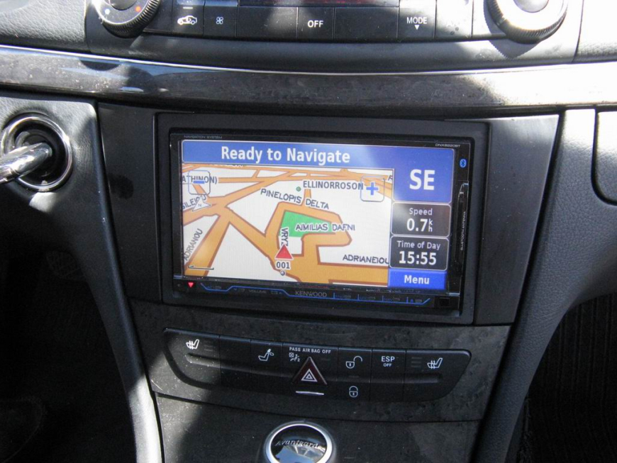 Εγκατάσταση Car Cinema Kenwood DNX-8220BT σε Mercedes E200 (W211).