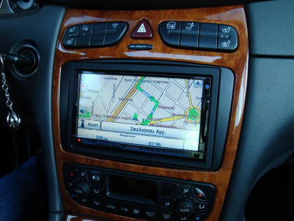 Εγκατάσταση Kenwood DDX8022BT, NaviBox & Destinator σε Mercedes CLK 200 (W209).