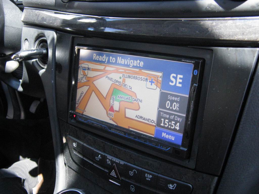 Εγκατάσταση Car Cinema Kenwood DNX-8220BT σε Mercedes E200 (W211).
