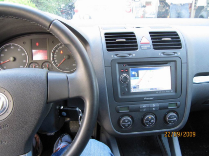 Εγκατάσταση Car Cinema Navigation Pioneer AVIC-F9110BT σε Volkswagen Golf