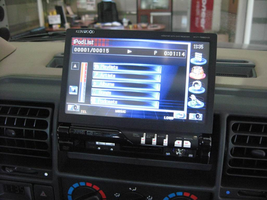 Εγκατάσταση Car Cinema Navigation Kenwood KVT-729DVD & KNA-G520 σε Land Rover