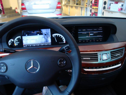 Εγκατάσταση Car Cinema με Boa σε Mercedes-Benz W221 S350.
