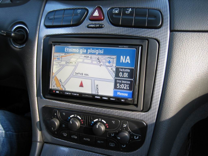 Εγκατάσταση Car Cinema Navigation Kenwood DNX7200 σε Mercedes CLK 240 (W209),