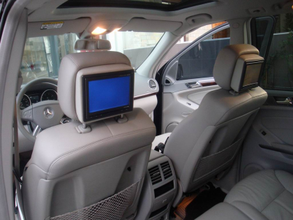 Εγκατάσταση Kenwood DDX8022BT και σύστημα πίσω οθονών Alpine σε Mercedes GL 500.