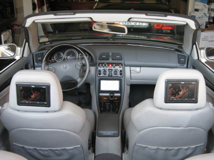 Εγκατάσταση Car Cinema και συστήματος πλοήγησης Kenwood DNX7200 σε Mercedes CLK 200.