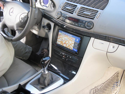 Εγκατάσταση Car Cinema και σύστημα πλοήγησης Kenwood DNX8220BT σε Mercedes E200 (W211).