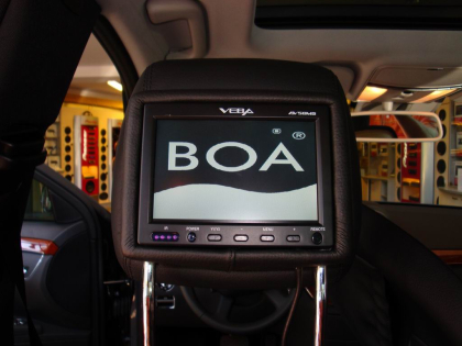 Εγκατάσταση Car Cinema με Boa σε Mercedes-Benz W221 S350.
