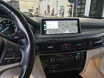 Εγκατάσταση Wireless CarPlay, Android Auto, Rear Camera & Media Player σε BMW X5 F15 (2017).