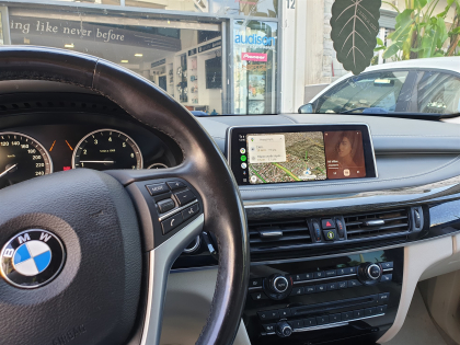 Εγκατάσταση Wireless CarPlay, Android Auto, Rear Camera & Media Player σε BMW X5 F15 (2017).