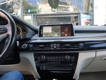 Εγκατάσταση Wireless CarPlay, Android Auto, Rear Camera & Media Player σε BMW X5 F15 (2017).