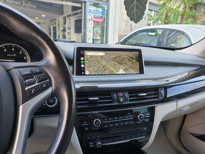 Εγκατάσταση Wireless CarPlay, Android Auto, Rear Camera & Media Player σε BMW X5 F15 (2017).