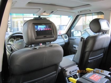 Εγκατάσταση Pioneer AVIC-F20BT Navigation & Rear Entertainment System σε Range Rover SE