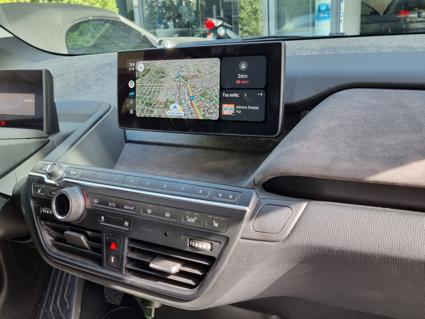 Εγκατάσταση Wireless CarPlay, Android Auto, Rear Camera & Media Player σε BMW i3.