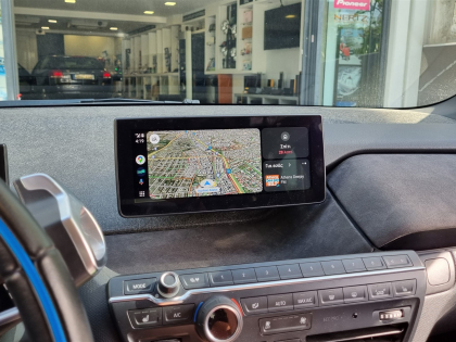 Εγκατάσταση Wireless CarPlay, Android Auto, Rear Camera & Media Player σε BMW i3.