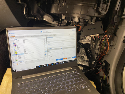 Εγκατάσταση StarLine S66-GPS σε Mercedes A-Class W176.