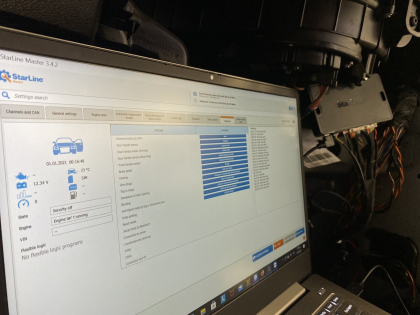 Εγκατάσταση StarLine S66-GPS σε Mercedes A-Class W176.