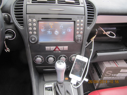 Εγκατάσταση Car Cinema  LM C096 σε Mercedes SLK W171.