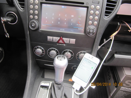 Εγκατάσταση Car Cinema  LM C096 σε Mercedes SLK W171.