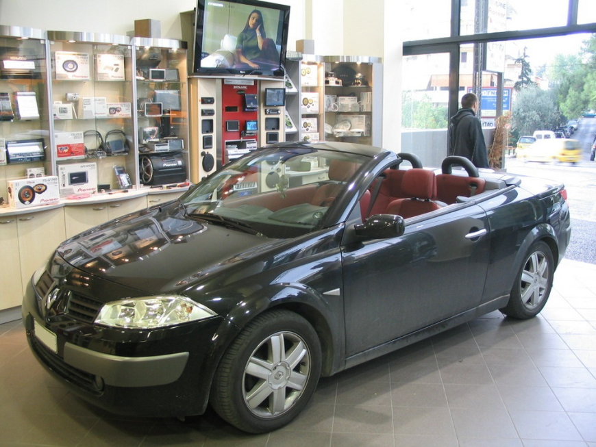 Εγκατάσταση οθόνης 2Din Kenwood σε Renault Megane cabrio