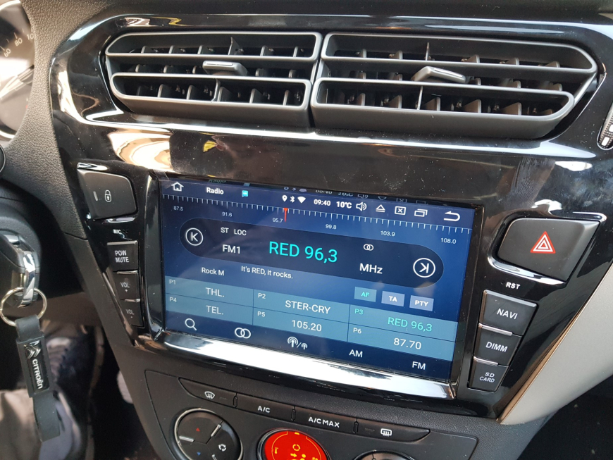 Εγκατάσταση οθόνης σε Citroen C-Elysse