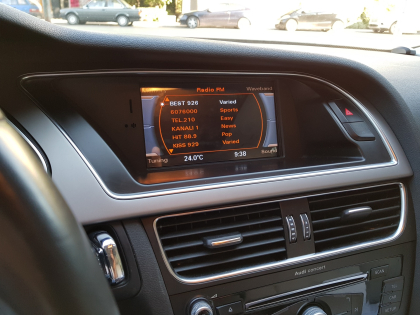 Εγκατάσταση νέας οθόνης σε Audi A4 Allroad Quattro 2.0 του 2012