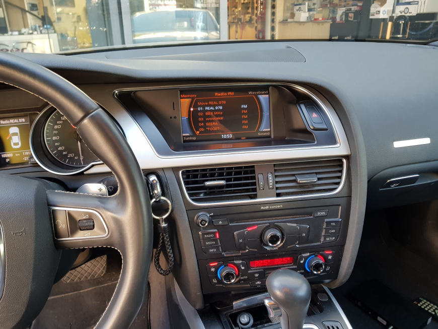 Εγκατάσταση Android οθόνης σε Audi RS5