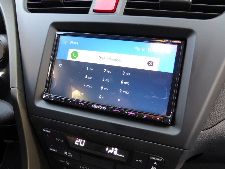 Εγκατάσταση οθόνης 2Din Kenwood σε Honda Civic Tourer του 2014