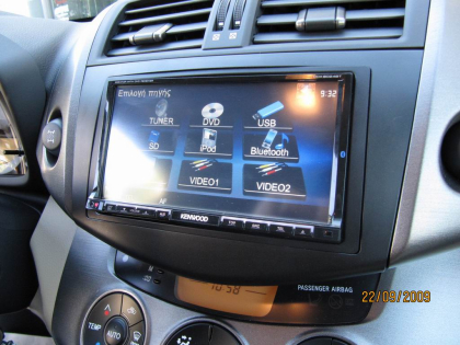 Εγκατάσταση 2Din Kenwood οθόνης σε Toyota Rav4