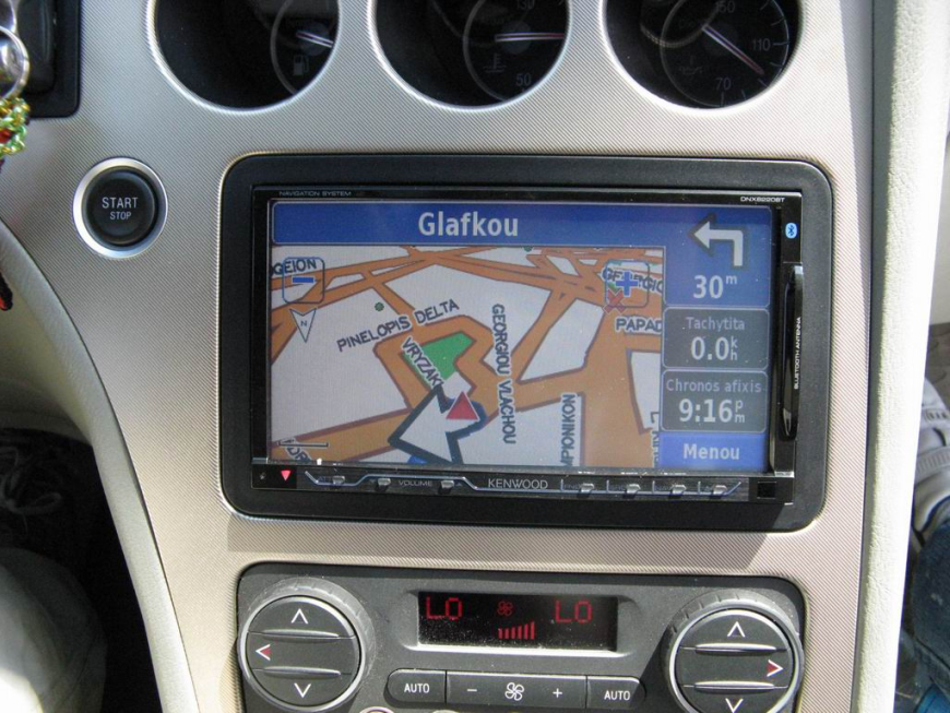 Εγκατάσταση 2Din Kenwood Οθόνης σε Alfa Romeo 159