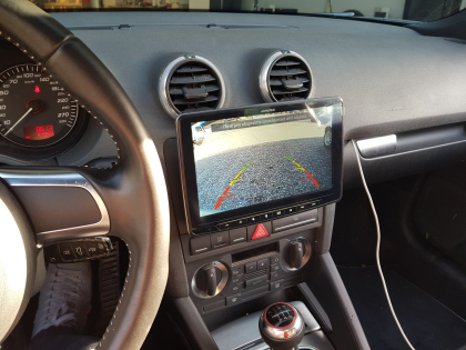 Εγκατάσταση οθόνης 2Din Alpine σε Audi S3 8P