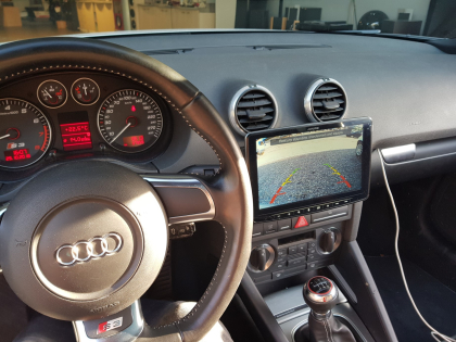 Εγκατάσταση οθόνης 2Din Alpine σε Audi S3 8P