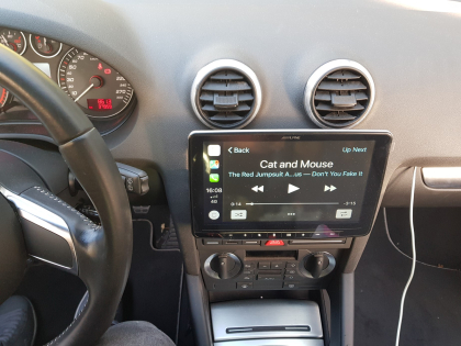 Εγκατάσταση οθόνης 2Din Alpine σε Audi S3 8P