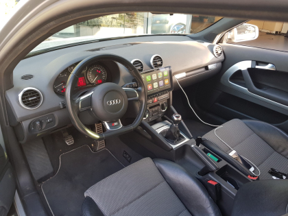 Εγκατάσταση οθόνης 2Din Alpine σε Audi S3 8P