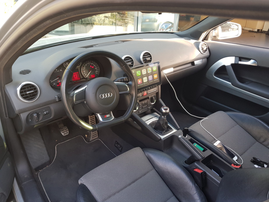 Εγκατάσταση οθόνης 2Din Alpine σε Audi S3 8P