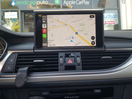 Αναβάθμιση εργοστασιακής οθόνης με Ασύρματο Wireless Apple CarPlay/Android Auto σε Audi A6 4G 