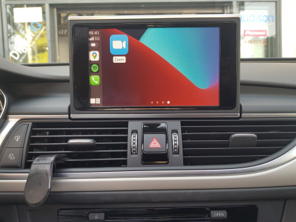 Αναβάθμιση εργοστασιακής οθόνης με Ασύρματο Wireless Apple CarPlay/Android Auto σε Audi A6 4G 