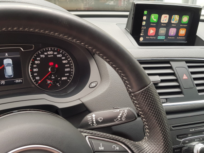 Αναβάθμιση εργοστασιακής οθόνης με Wireless Apple CarPlay/Android Auto σε Audi Q3 8U