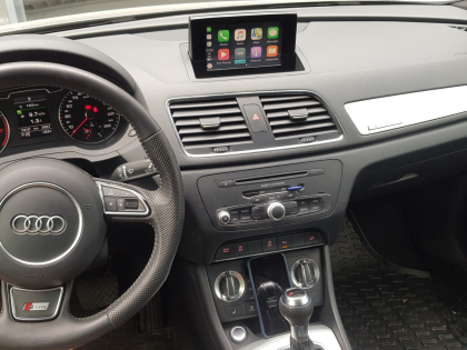 Αναβάθμιση εργοστασιακής οθόνης με Wireless Apple CarPlay/Android Auto σε Audi Q3 8U