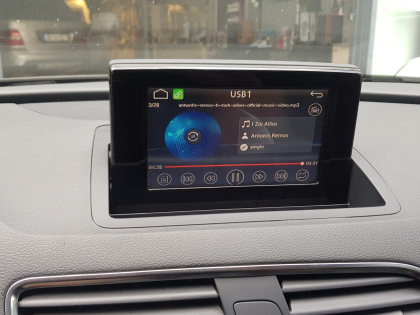 Αναβάθμιση εργοστασιακής οθόνης με Wireless Apple CarPlay/Android Auto σε Audi Q3 8U