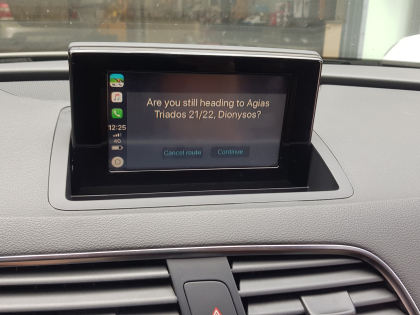 Αναβάθμιση εργοστασιακής οθόνης με Wireless Apple CarPlay/Android Auto σε Audi Q3 8U