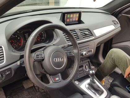 Αναβάθμιση εργοστασιακής οθόνης με Wireless Apple CarPlay/Android Auto σε Audi Q3 8U