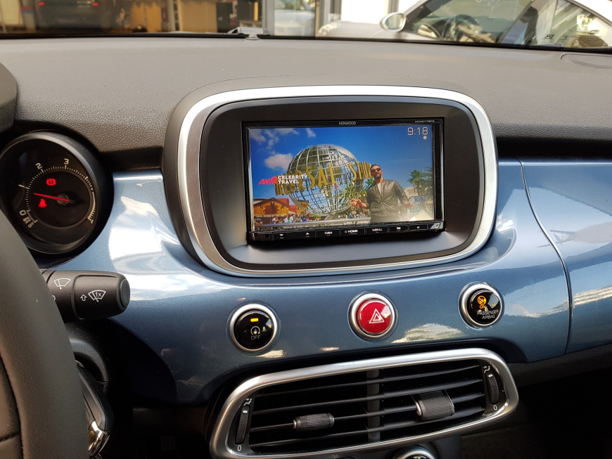 Εγκατάσταση οθόνης 2Din Kenwood και κάμερας οπισθοπορείας σε Fiat 500 X