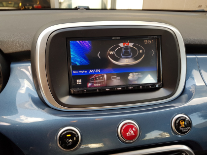 Εγκατάσταση οθόνης 2Din Kenwood και κάμερας οπισθοπορείας σε Fiat 500 X