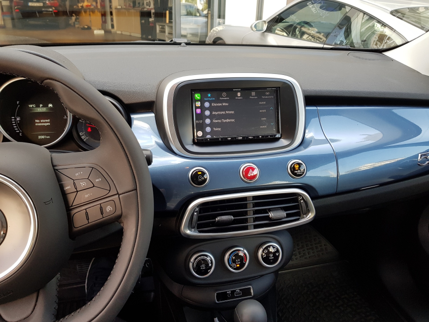 Εγκατάσταση οθόνης 2Din Kenwood και κάμερας οπισθοπορείας σε Fiat 500 X