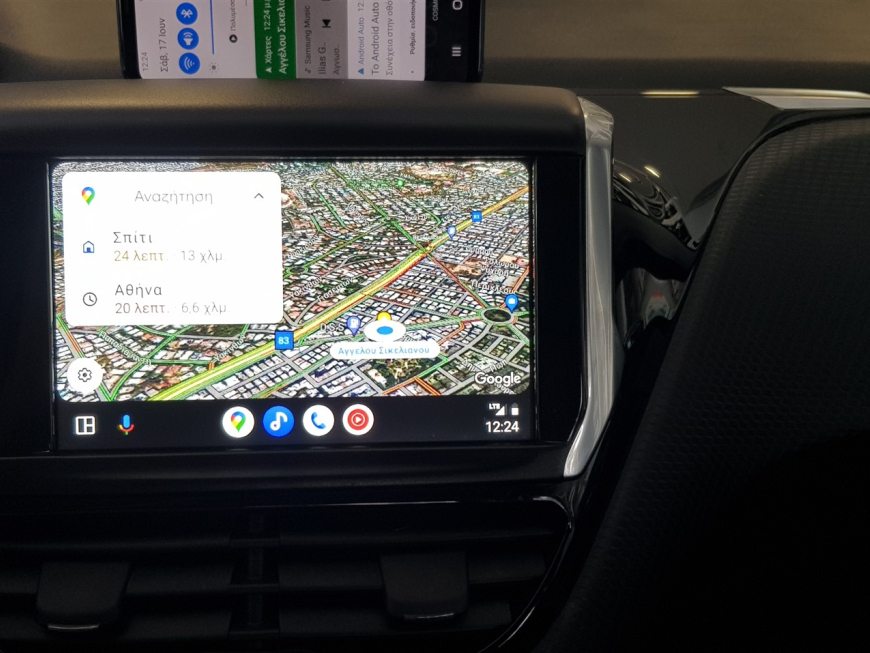 Εγκατάσταση Interface για Apple Car Play/Android Auto (Wireless), Mirroring και Front & Rear Camera Media Player σε Peugeot 2008