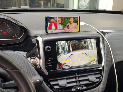 Εγκατάσταση Interface για Apple Car Play/Android Auto (Wireless), Mirroring και Front & Rear Camera Media Player σε Peugeot 2008